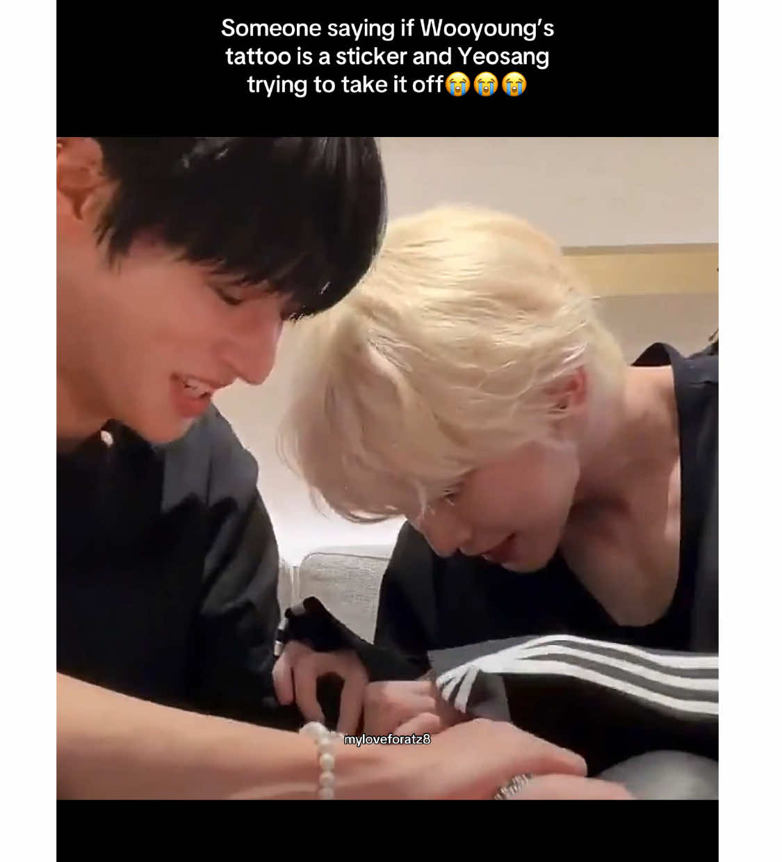 😭😭😭 #ateez #woosang #yeowooz #wooyoungwoo #yeosangateez 