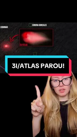 O #3iatlas parou! Ficou ESTÁTICO por 6 HORAS!  Ele é um #cometa mesmo? Tem certeza? 😳 #carolcapel #misterios #sobrenatural 