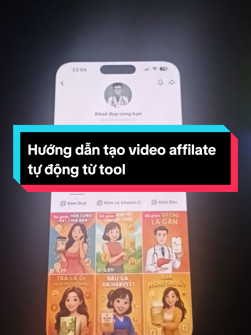 Dùng tool làm video affilate hoàn toàn tự động tool tự động tạo video khớp với audio nha các bác ơi #tool #veo3 #ai 
