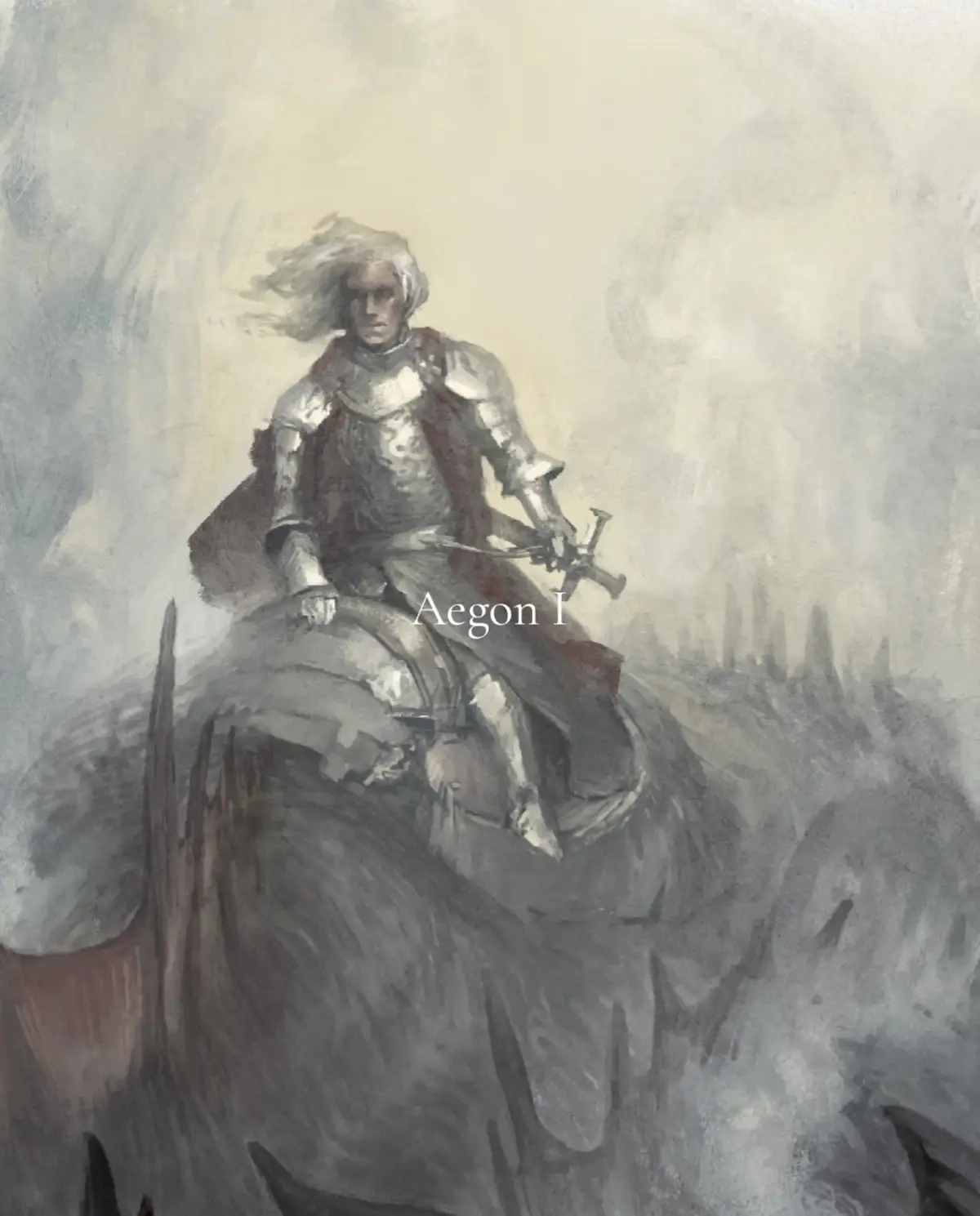 Aegon the Conqueror and his loyal dragon Balerion the Black Dread the greatest dragon Westeros ever saw Artwork by Quartz_draws  #Follow #asongoficeandfire #foryou #targaryen #houseofthedragon 
