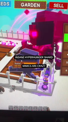 HYPERHUNGER SHARD IN GROW A GARDEN #roblox #growagarden🥒🌶🍅 #gag #sab #mimic 