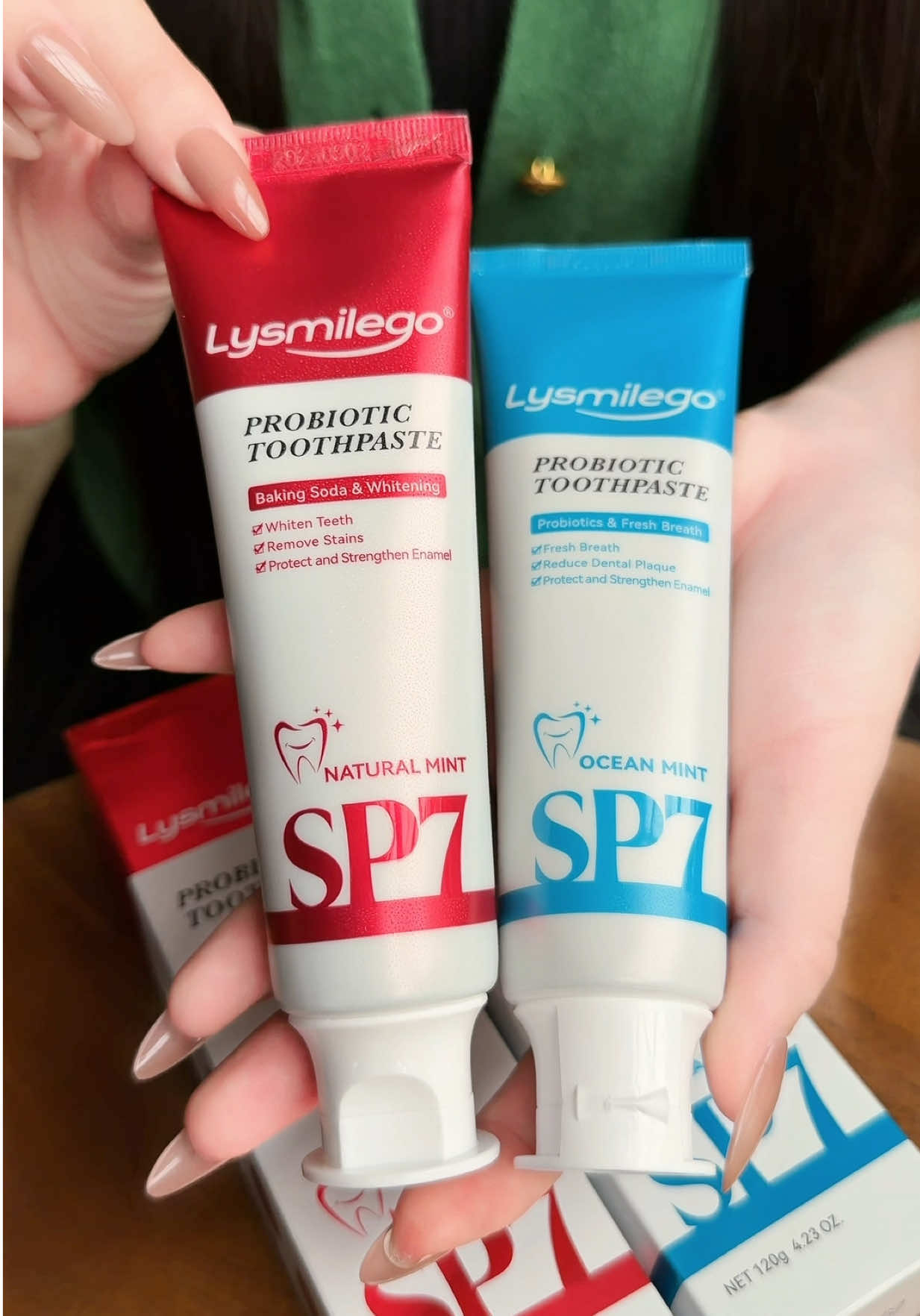 Kem đánh răng trắng sáng 4 lớp, 7 lớp bảo vệ răng miệng #kemdanhrang 