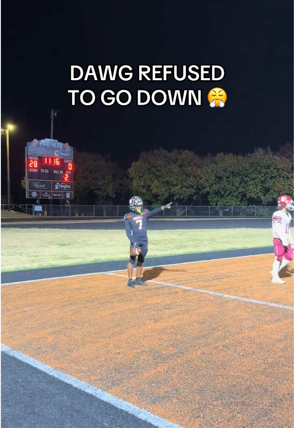 Bro locked in quick for the touchdown 🔥 (@Powell HS Football ) #football #highschoolfootball #highschool #footballtiktok #footballtok 
