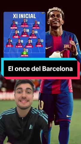 Once del Barcelona vs Real Betis #deportesentiktok #tiktokfootballacademy #barcelona #laliga #realbetis  