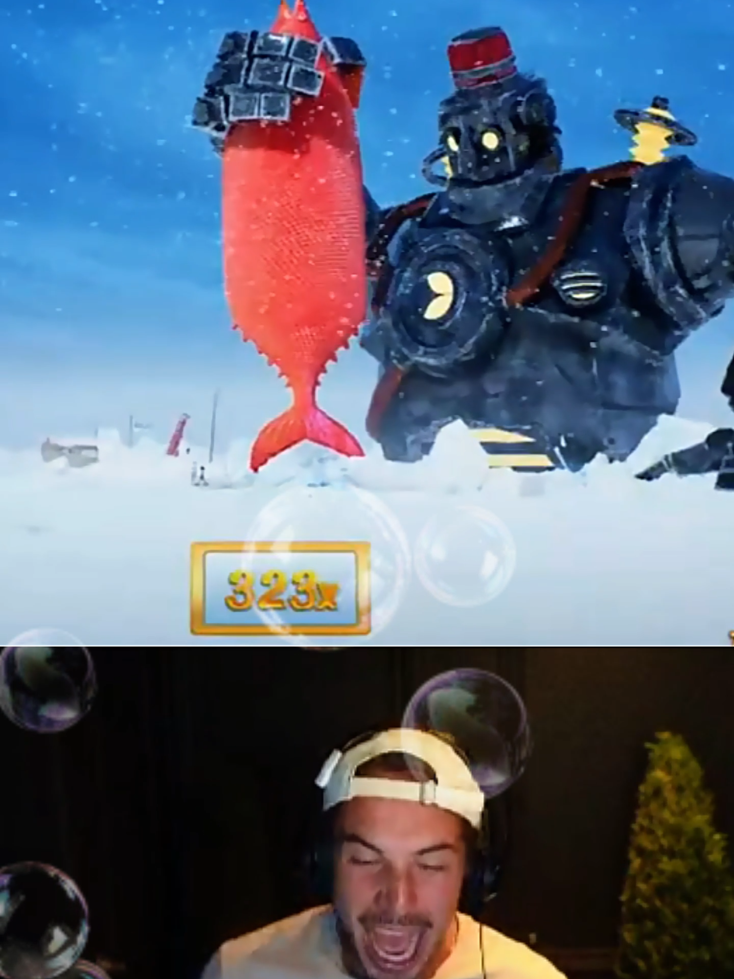 FINALLY THE ROBOT SHOWS UP 🤖🤖🤖   #viral #explore #fyp #fishing #ice