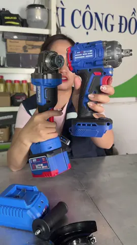 Combo 2 máy khoan máy mài #maykhoan #maymai 