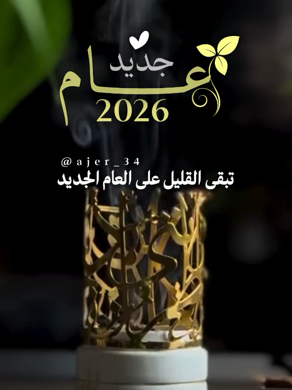 تبقى القليل على العام الجديد يارب#اللهم_صلي_على_نبينا_محمد #اللهم_لك_الحمد_ولك_الشكر #2026 #يارب #اللهم_امين_يارب_العالمين 