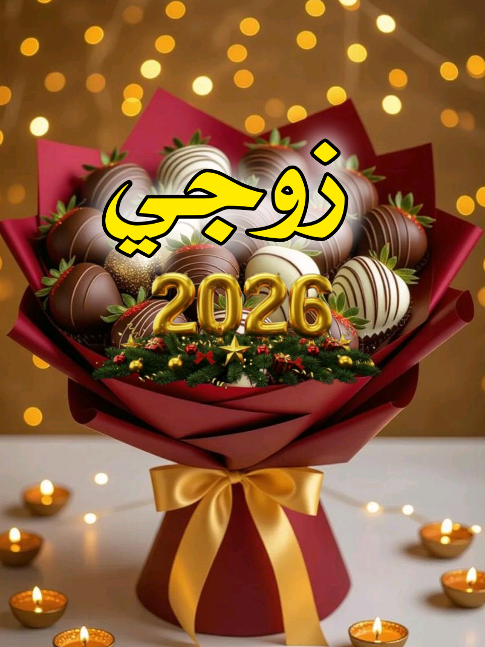 جعلني ملكة في قلبه زوجي الغالي كل عام وانت بخير#كل_عام_وانتم_بخير #2026 #happynewyear #زوجي #عام_جديد 