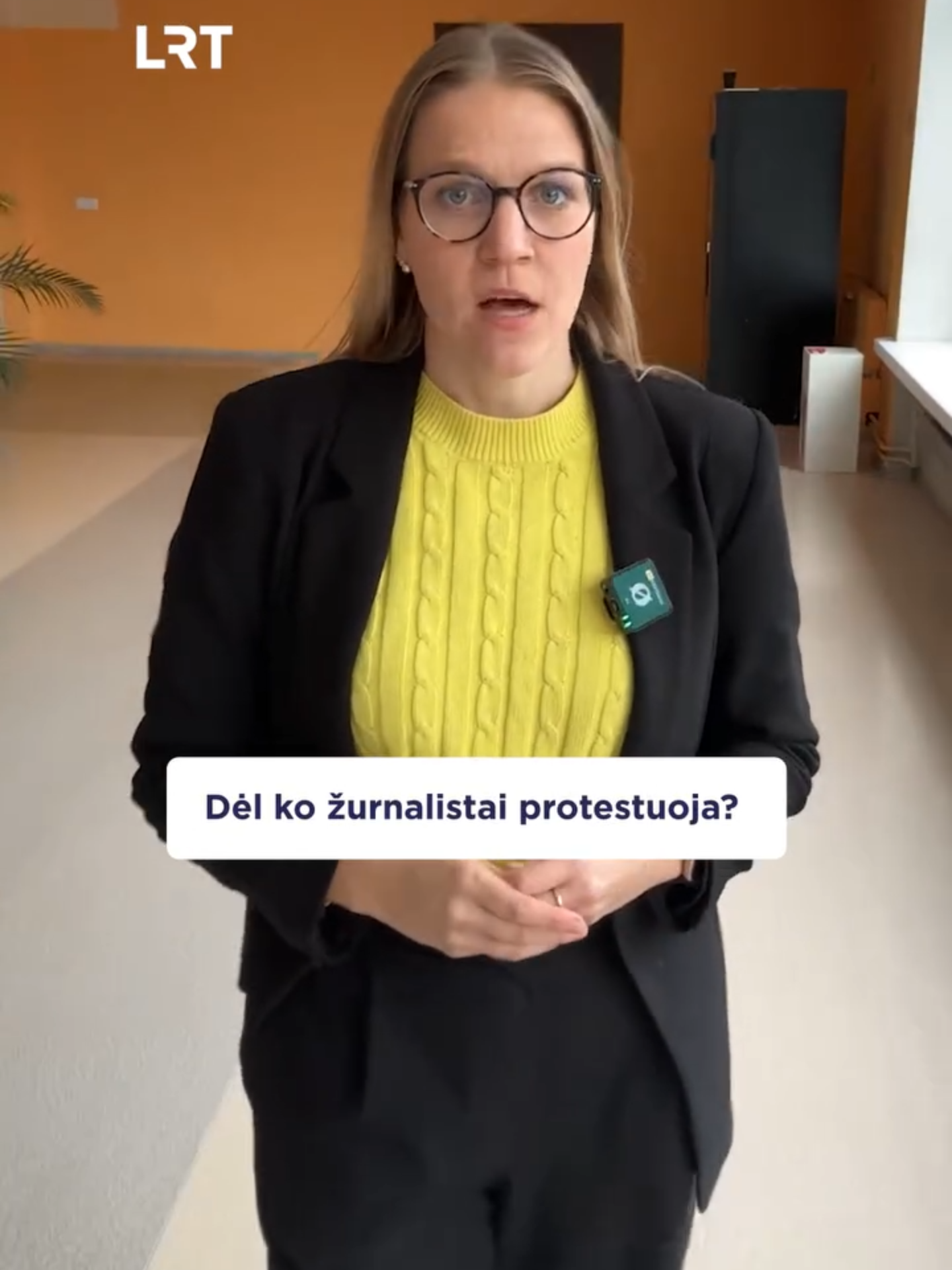 Dėl ko žurnalistai protestuoja? LRT vaizdo medžiaga. #LRT