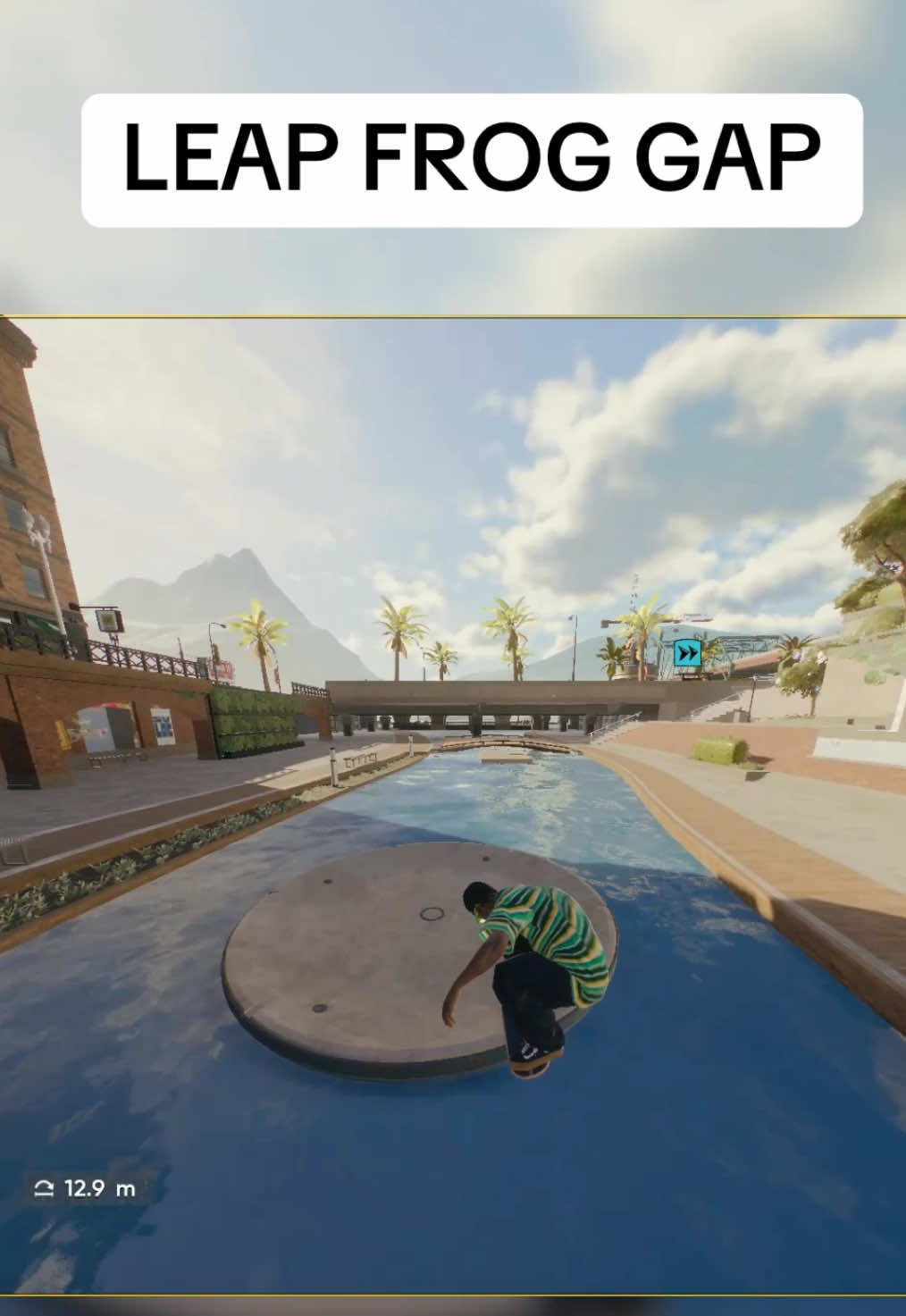 Leap frog gap 🐸 #skate #fyp #skate4 #easkate 