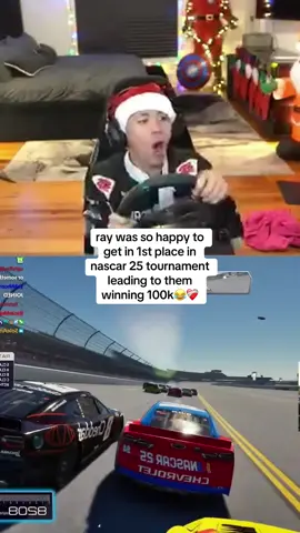 ray was so happy to get in 1st place after agent ended up last in nascar25😂❤️‍🩹#nascar25 #rayasianboy #agent00 #fyp #viral 