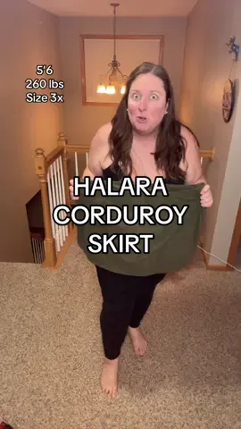Replying to @PGG9121 @Halara is finally giving us a plus sized version of their viral corduroy skirt! #tiktokshopholidayhaul #tiktokmademebuyit #halaraskirt #halaraeveryday #plussizefashion 