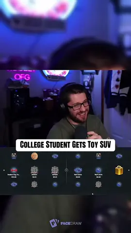College Student Gets Toy SUV