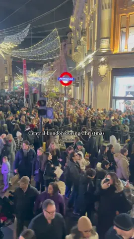 Central London today during the Christmas period! #london #christmas #oxfordstreet #londontiktok #fyp 