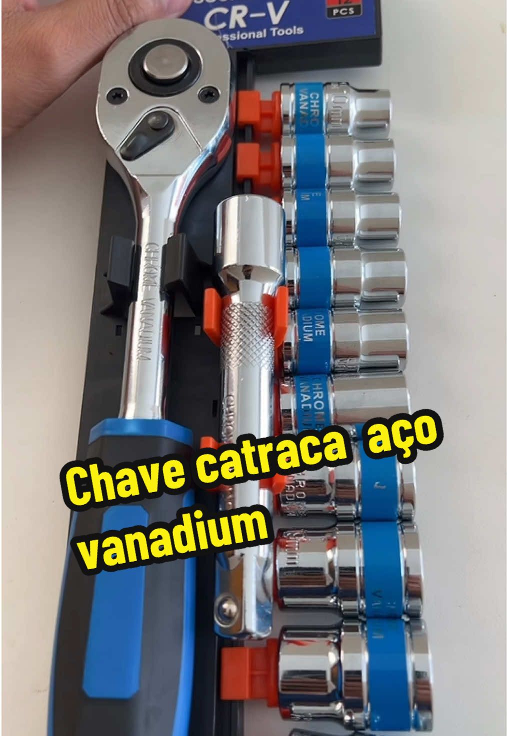 Chave Catraca 1/2 com Soquetes #1212tiktokshop  #chavecatraca #ferramentas 
