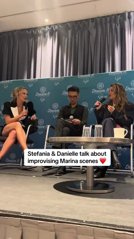 Stefania & Danielle parlent d’improviser dans les scènes Marina ❤️ #mayabishop #carinadeluca #daniellesavre #stefaniaspampinato #station19 