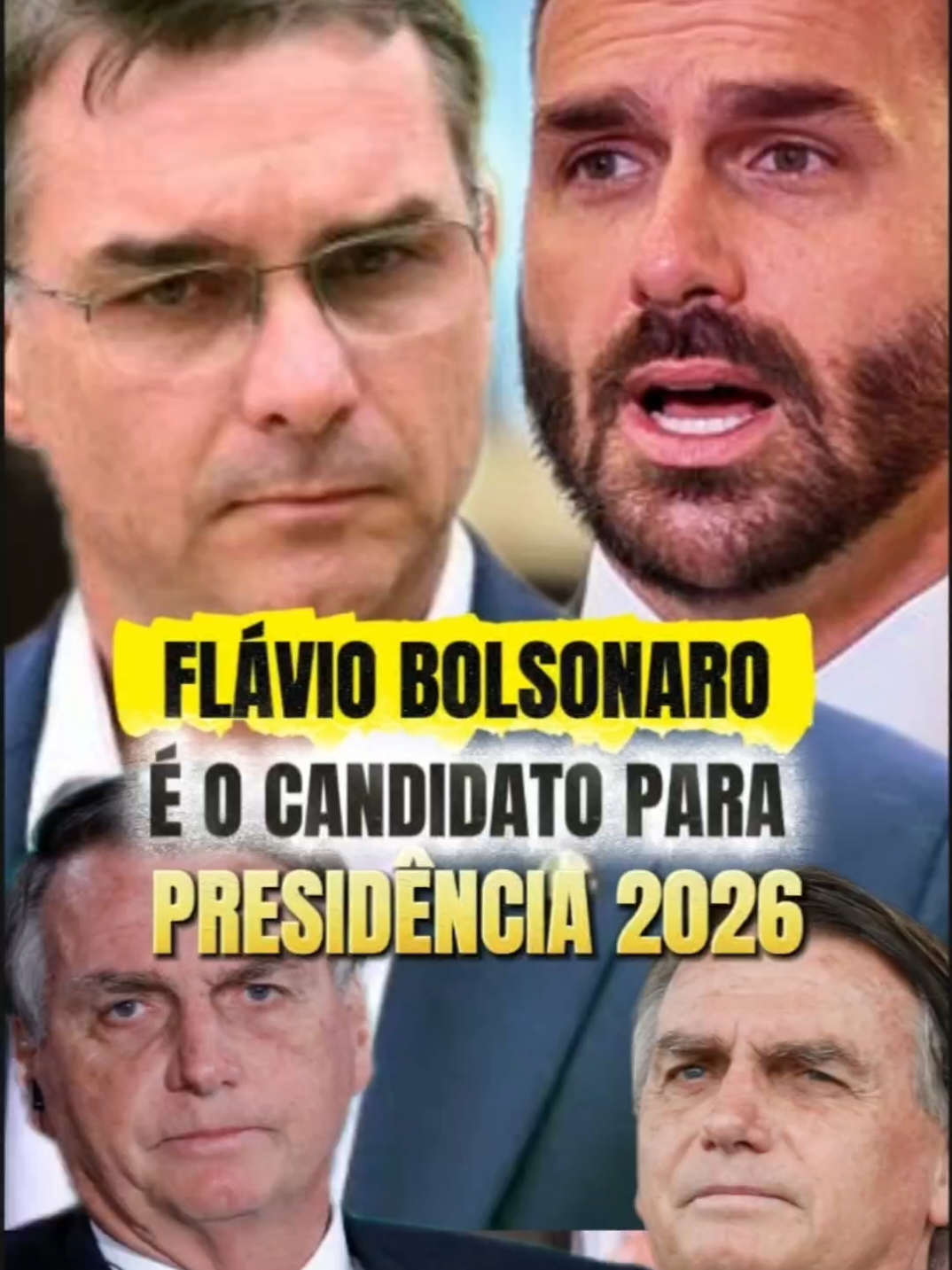 Flávio Bolsonaro é indicado pelo pai Bolsonaro a concorrer para presidente em 2026. Eduardo Bolsonaro sai em defesa do irmão. #politica #bolsonaro #noticias ##flaviobolsonaro #eduardobolsonaro 