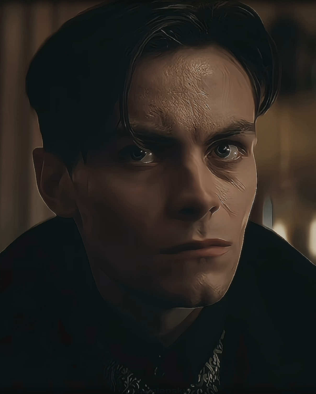 [ #MICHAELAFTON x #KAZBREKKER 🃏🖤 “there was never enough room on this stage for the both of us!” ]  oh freddy carter how we love seeing you on the big screen, michael afton you’re great but kaz brekker the man you are !!!!  #sixofcrows #fnaf #fivenightsatfreddys 