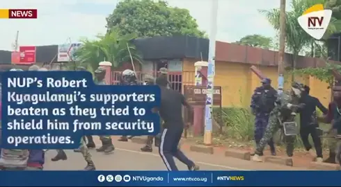 The NUP Presidential Candidate was scheduled to hold a rally in Gulu today, but this is what the military did to him and his team when he got there! The world has seen more violent regimes before, but they too came to an end. The end for this brutal regime is coming! #ProtestVote2026