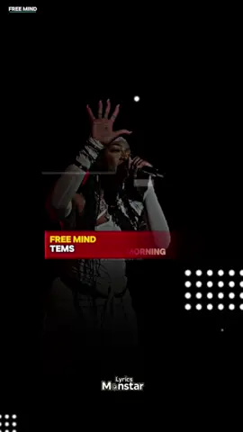 SONG: Free mind ARTIST: Tems #freemind #tems  #liveperformance  #lyricsvideo #fyp 