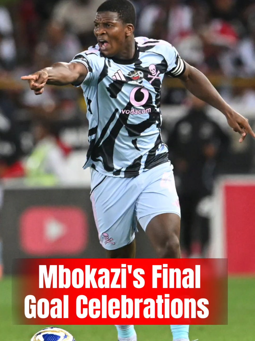 Mbokazi's final goal celebrations... 👀 Mbekezeli Mbokazi celebrates Orlando Pirates goal for the final time. #OrlandoPirates #GoalMzansi #Buccaneers #Mbokazi #sportsontiktok 