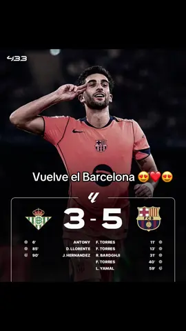 Goleada del Barcelona😍#fcbarcelona🔵🔴 #viscabarca🔴🔵 #resumen #betis #resumen 