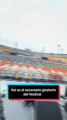 Así funciona el escenario giratorio del @Orale Wey Fest y les muestro con detalle todo lo que pasa en backstage #grupofirme #grupofirmeoficial #grupofirmefans 