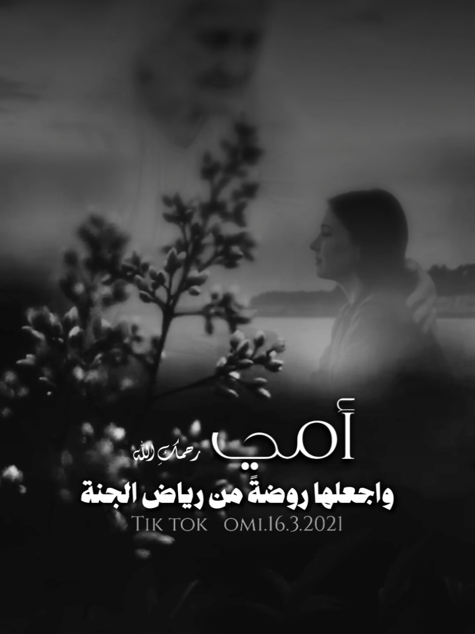 ‏موت الأم نزعة روح شي فوق الإستيعاب ، صدعٌ في الفؤاد لايلتئم أبداً ،اللهُم صبرًا أقاوم به ثقل هذه الأيام وانا بدون جنتي امي فقيدتي اللهم اجعلها من السعدتء في جنتك واغفر لها ولجميع موتى المسلمين  #اللهم_اغفر_لامي_ولجميع_موتى_المسلمين #اللهم_ارحم_موتانا_وموتى_جميع_المسلمين #foryourpages #foryou #fyp 