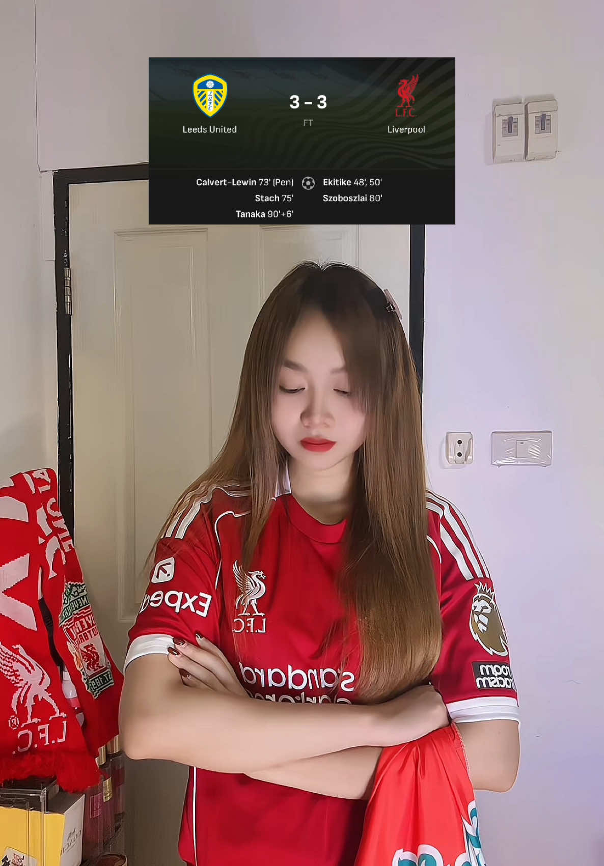 พูดไรไม่ออก จุก🥲 #liverpool #YNWA #ลิเวอร์พูล #PremierLeague #anfield 