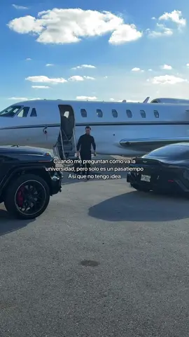 La universidad es rutina; mis metas están más arriba.