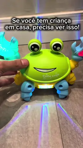 Caranguejo Fujão Que Anda Para Os Lados Musical Brinquedo Infantil Interativo Com Som E Luzes. #caranguejo #brinquedo 