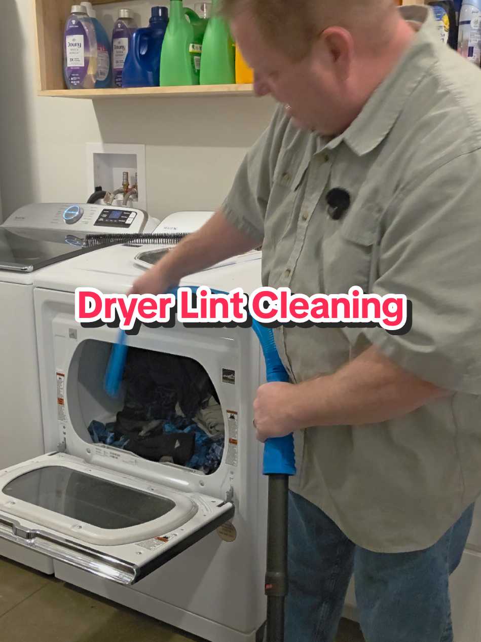 2 piece dryer lint chamber cleaning tools. #lintremoval #dryerventcleaning #fyp 