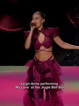 Leigh-Anne performing ‘My Love’ at the Jingle Bell Ball! ❄️ #fyp #iconic #leighannepinnock #littlemix #jinglebellball 