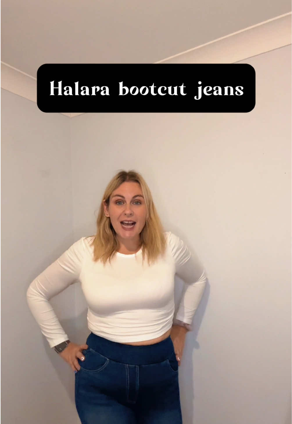 Love my new @halara.wardrobe jeans! #halara #halarauk #halarajeans  #TikTokMadeMeBuyIt #ActiveInHalara 