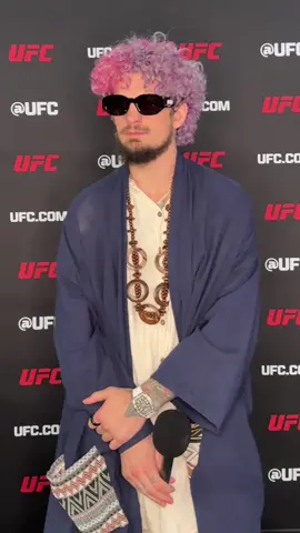 This is my type of journalism. #UFC #ufc323 #lasvegas #interview #fightnight @UFC 