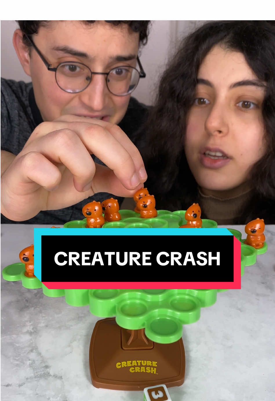 Come play Creature Crash with us! @Relatable #relatable #boardgames #GameNight #couple