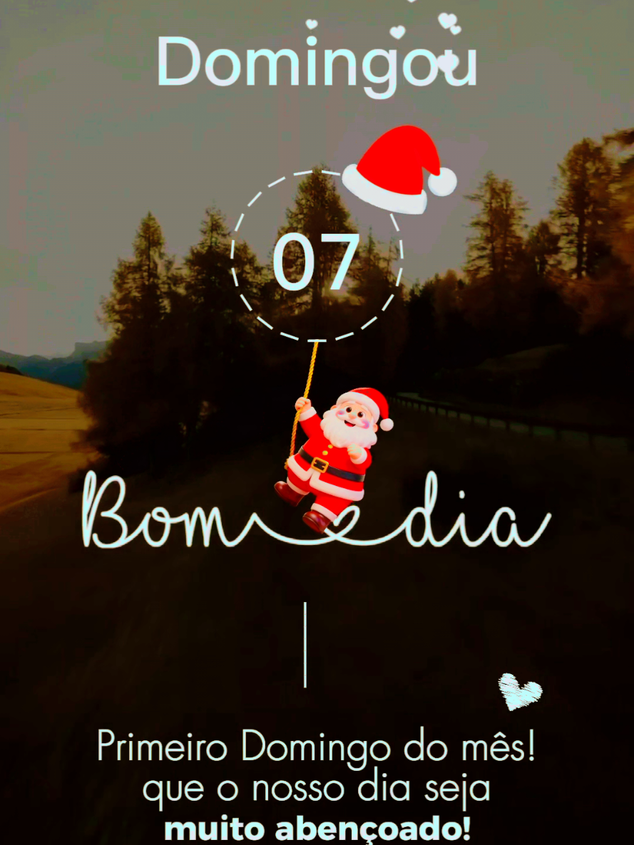 DOMINGO, 07 DE DEZEMBRO! BOM DIA!#bomdia #domingo #domingou #dezembro 