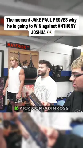 The moment JAKE PAUL PROVES why he is going to WIN against ANTHONY JOSHUA 👀 #n3on #jakepaul #adinross 