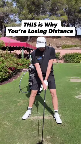 If you’re losing distance, your backswing might actually be too slow.