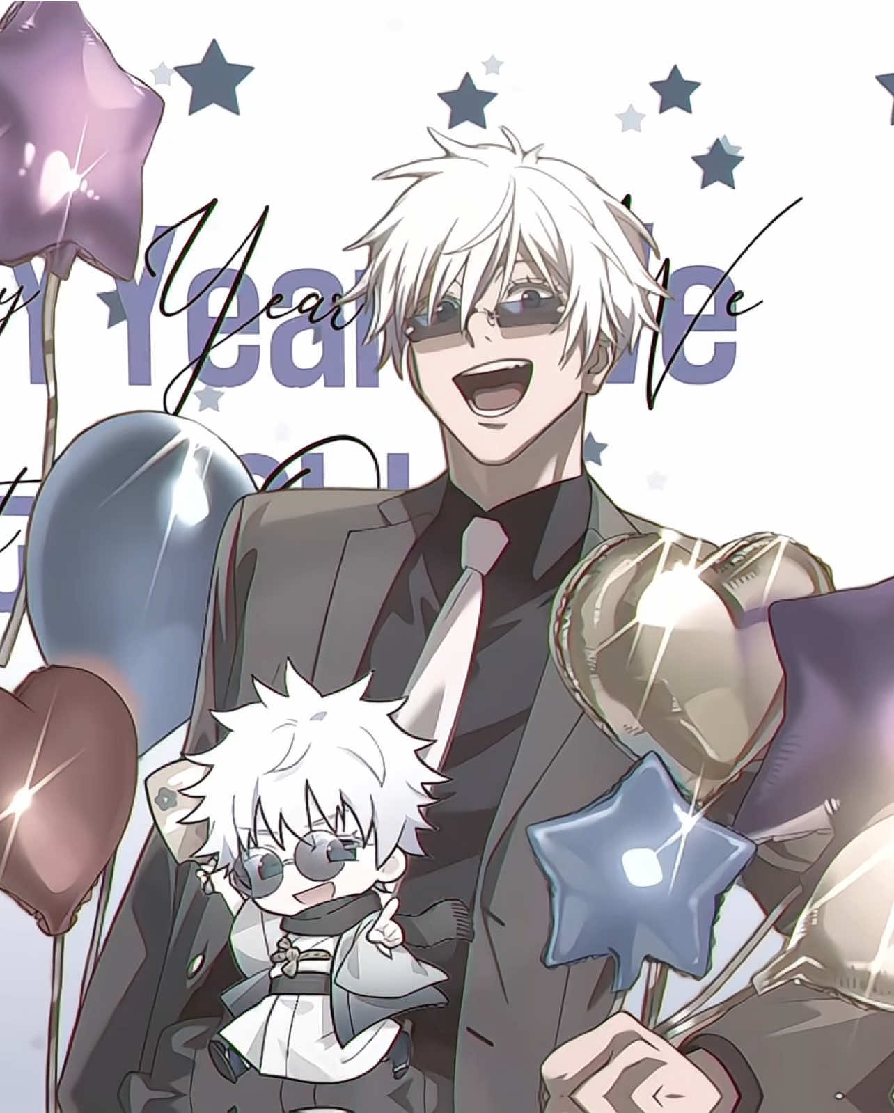 [7/12] Happy birthday Gojo Satoruuu 🥳🎂🎉🎊💖 | id: pearl.mel.mel #gojo #gojosatoru #jujutsukaisen #mwu_team #fyp 