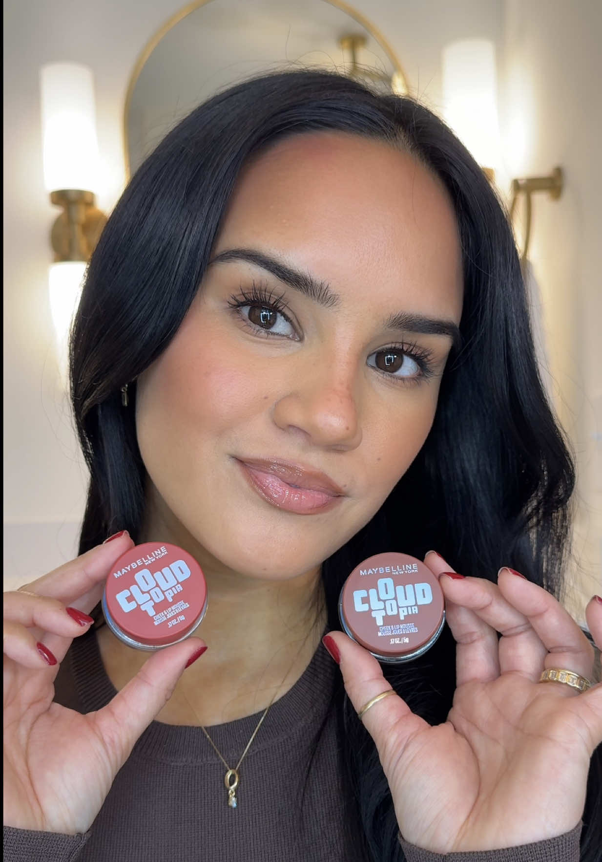 New at the drugstore, maybelline cloudtopia lip & cheek mousses!  What do you guys think?!  Drugstore makeup, new makeup, affordable makeup, cream blush, drugstore blush, mousse makeup, drugstore beauty, makeup try on haul,  #drugstoremakeup #newmakeup #affordablemakeup #creamblush 