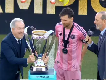 CHAMPIONSSSSSSS! 🏆 Leo Messi has won his 48th trophy! 🐐🐐🐐 MLS Cup belongs to Inter Miami!❤️ 🩷🖤💚🧡