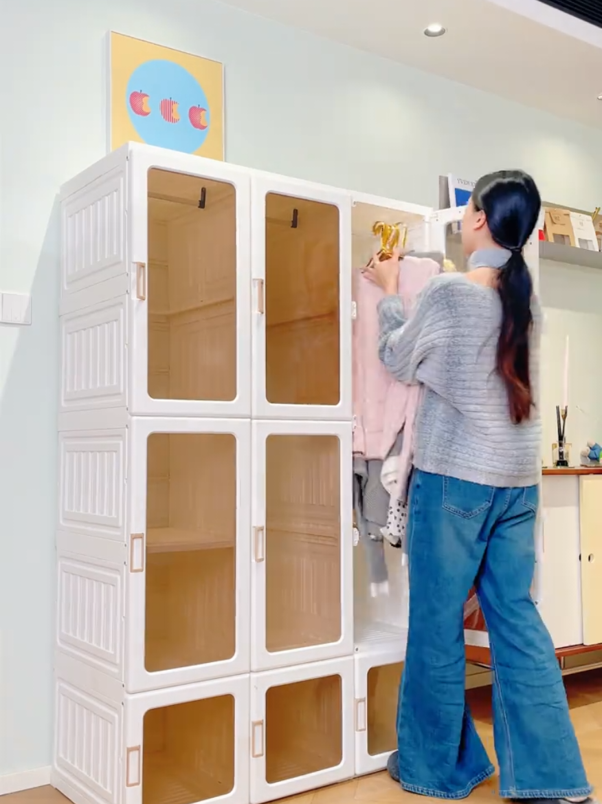 tủ lưu trữ quần áo gấp gọn #tuquanao #tuquanaodep #tuquanaogapgon #tuquanaothongminh 