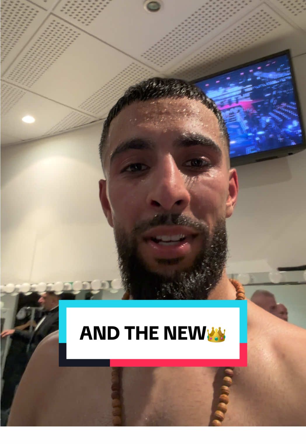 Shabaz Masoud with a message for the fans💪 #montecarloshowdown #monaco #boxing #fightnight 