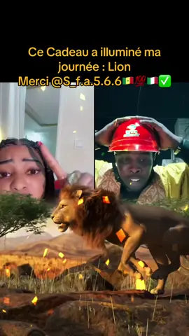 Merci pour le super Cadeau que tu as envoyé dans mon LIVE ! Ton appréciation de mon contenu m'importe beaucoup.@S_f.a.5.6.6🇸🇳💯🇮🇹✅ #tiktoklive #livehighlights #livegift #lion merci beaucoup 😍😍