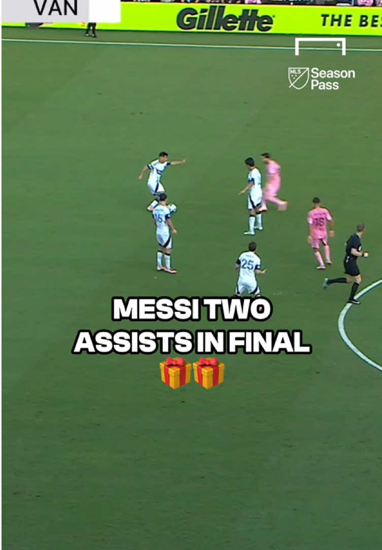 Lionel Messi recorded two assists in Inter Miami’s 3-1 win in the MLS Cup Final 🅰️🅰️ Leo ends another historical season with his 48th career title 🏆🐐 #intermiami #lionelmessi #messi #mlscupfinal #MLS 