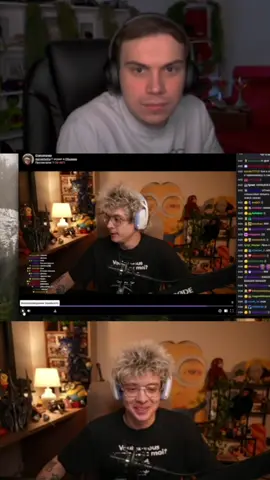 Реакция Глеба Сасавота, что Леха продал слей статуэтку, которую он ему передал #денжерлёха #meowxtwitch #сасавот 