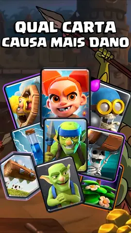 QUAL CARTA DE 2 ELIXIR CAUSA MAIS DANO NA TORRE DA PRINCESA #clashroyale #clash #foryou 