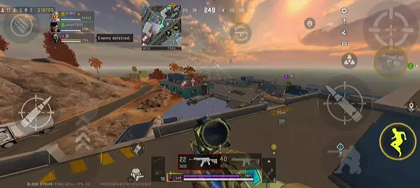 really thought I would lose because of network 😅😅 #phonk #fyp #BloodStrike #gameplay #GamingTikTok 