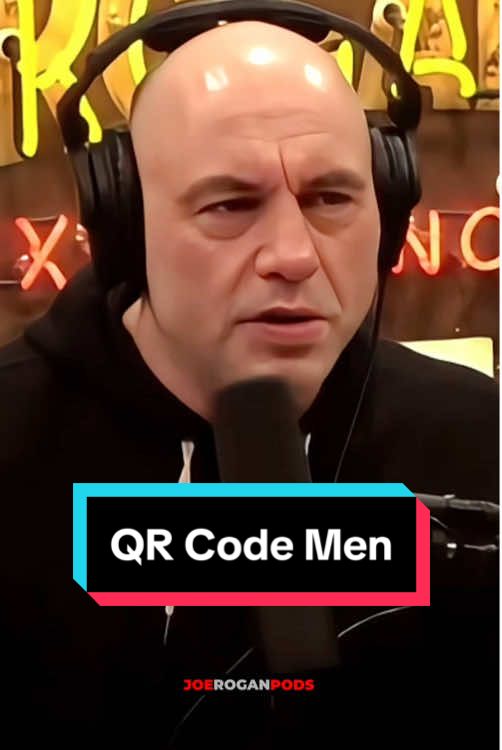 The QR Code men 🫡 #qrcode #qrcodes #joerogan #conspiracytheory #viralvideo 
